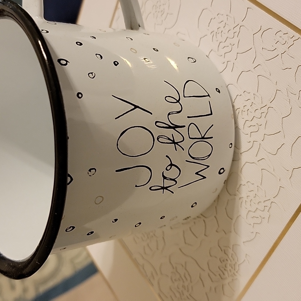 Creative Co-op Enamel Holiday Cup